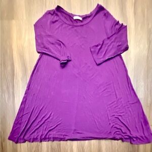 New Vibrant Purple Tunic dress